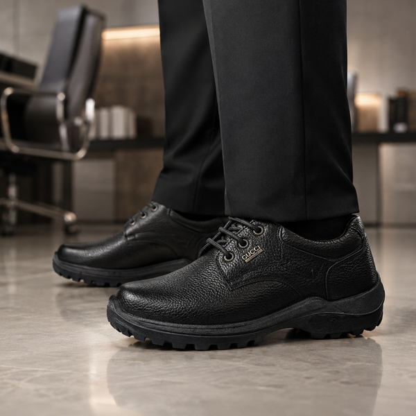 کفش چرم شهپر بندی اصل گاوی کد ۱۶۰۱